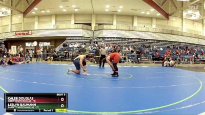 220 lbs Round 2 (6 Team) - Leelyn Baumann, Garrett Wrestling Club vs Caleb Douglas, Webo Wrestling Club