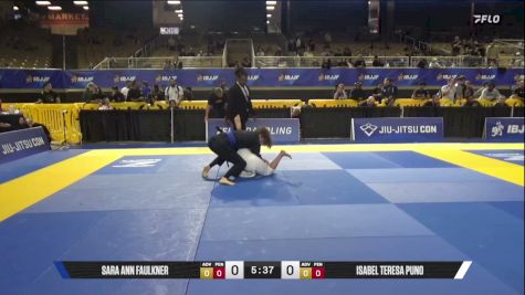 Isabel Teresa Puno vs Sara Ann Faulkner 2026 Pan Jiu Jitsu IBJJF Championship