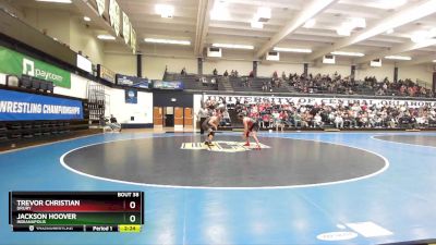 149 lbs Quarterfinal - Jackson Hoover, Indianapolis vs Trevor Christian, Drury