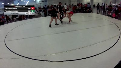 141 lbs Semifinal - Kayden Sipp, 2TG vs Cammie Rader, Bridgeport Wrestling Club