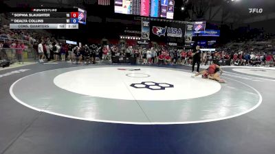 135 lbs Cons. Quarters - Sophia Slaughter, VA vs Dealya Collins, WI