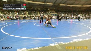 64 lbs Round Of 32 - Jeremiah Minikwu, Sebolt Wrestling Academy vs Patrick Real, Sallisaw Takedown Club