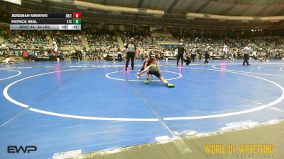 64 lbs Round Of 32 - Jeremiah Minikwu, Sebolt Wrestling Academy vs Patrick Real, Sallisaw Takedown Club