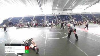 130 lbs Semifinal - Isabella Galindo, Palm Desert High School vs Brylee Colwell, War Wc