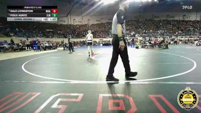 B5A-144 lbs Cons. Round 1 - Kale Livingston, McAlester vs Foxx Kurtz, El Reno