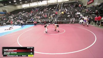 129 lbs Cons. Round 7 - Braken Hester, Box Elder vs Curg Siddoway, Uintah Wrestling