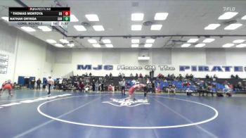 165 lbs Cons. Round 3 - Nathan Ortega, College Of Redwoods vs Thomas Montoya, Sierra College