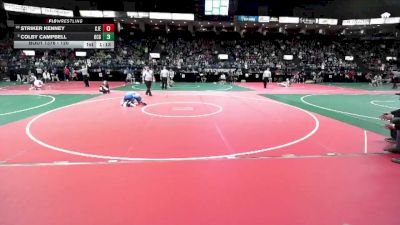 120 lbs Quarterfinal - Striker Kenney, CJE2 vs Colby Campbell, OCGA