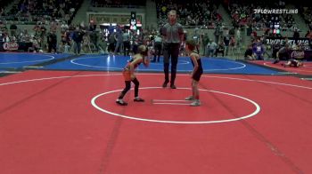 55 lbs Quarterfinal - Huck Hurd, Pawhuska Elks Takedown vs Titus Lackey, Sperry Wrestling Club