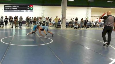120 lbs Consi Of 64 #1 - Dominic Prosperi, OH vs Caleb Clemans, WA