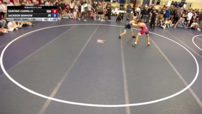 138 lbs Cons. Round 1 - Santino Carrillo, Thunderbolts vs Jackson Berhow, Jack Pine Savage