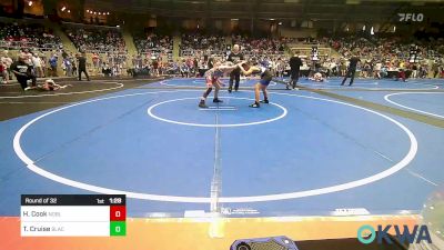 105 lbs Round Of 32 - Henry Cook, Noble Takedown Club vs Tate Cruise, Black Fox Wrestling Club