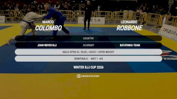 Marco Colombo vs Leonardo Robbone 2026 UIJJ BJJ WINTER CUP