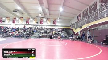 150 lbs Champ. Round 3 - Alex Gutierez, Vista Murrieta vs Dominic Ruiz, Riverside Poly