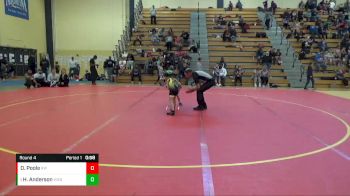 70 lbs Round 4 - Hazel Anderson, West Salem Bangor Wrestling vs Olivia Poole, Roughhouse Wrestling