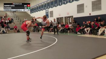 285 lbs Rr Rnd 1 - Hunter Catka, Rutgers vs DJ Spring, Davidson