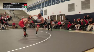 285 lbs Rr Rnd 1 - Hunter Catka, Rutgers vs DJ Spring, Davidson