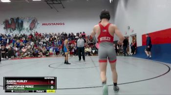 126 lbs Semifinal - Christopher Perez, Oxford High School vs Garon Murley, Center Hill