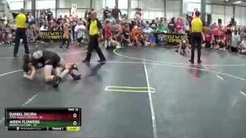 107 lbs Round 2 (6 Team) - Aiden Flowers, Indiana Outlaws vs Daniel Skura, Steel Valley Psychos