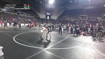 100 lbs Quarters - Julian Daniels, Olympian Wrestling vs Charlie Perea, Pomona Wrestling Club Colorado
