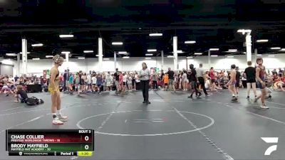 88 lbs Round 2 (4 Team) - Brody Mayfield, Mayfield Mat Academy vs Chase Collier, Prestige Worldwide Throws