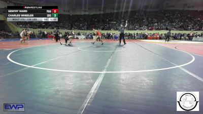 138 lbs Round Of 16 - Gentry Ward, Prague vs Charles Wheeler, Chickasha Wrestling