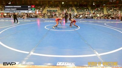 88 lbs Consi Of 8 #2 - Cameron Rodgers, MN Elite vs Logan Pigott, Siouxland Wrestling Academy
