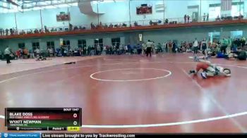 80 lbs Cons. Round 2 - Wyatt Newman, Yorktown WC vs Blake Doss, Red Cobra Wrestling Academy