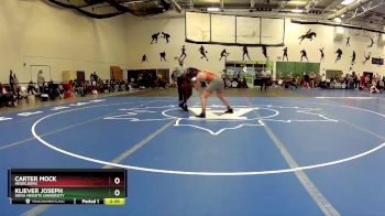 157 lbs 7th Place Match - Carter Mock, Heidelberg vs Kliever Joseph, Siena Heights University