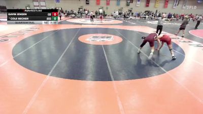 141 lbs Quarterfinal - Cole Becker, Augsburg vs Gavin Jensen, Coe
