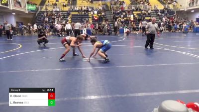 122 lbs Consy 3 - Camden Olson, Derry vs Lucas Reeves, Steel Valley Renegades