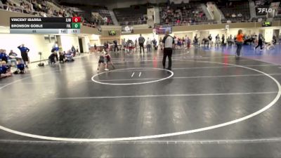 45 lbs Finals (8 Team) - Bronson Goble, Foley vs Vincent Ibarra, St. James/Madelia