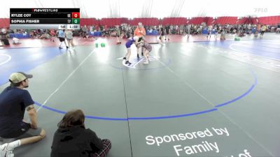 132 lbs Round 6 (10 Team) - Rylee Coy, Oswego East vs Sophia Fisher, Geneseo