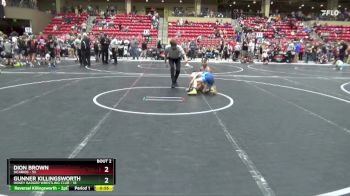 76 lbs Round 1 (6 Team) - Gunner Killingsworth, Honey Badger Wrestling Club vs Dion Brown, Sicarios