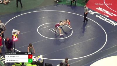 110 lbs Consi Of 16 #2 - Noah Troxell, Clearfield vs Cj Caines, Hanover