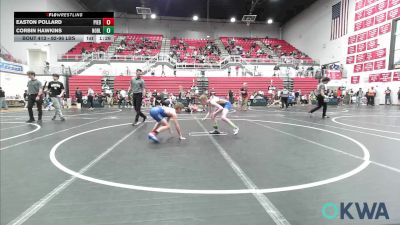92-96 lbs Quarterfinal - Easton Pollard, Piedmont vs Corbin Hawkins, Noble Takedown Club