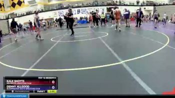 165 lbs Quarterfinal - Kale Shotts, Rochester Wrestling Club vs Denny Allgood, Bloomington South Wrestling Club