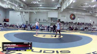 144 lbs Quarterfinal - Antonio Hobbs, Beat The Streets Cleveland vs Liam Sprague, Ohio