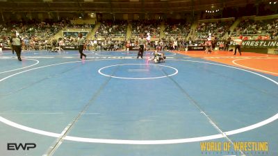 55 lbs Semifinal - Pavle Mercado, GGB Ohio vs Rawley Wolf, Cowboy Wrestling Club