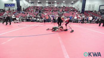 67 lbs Consi Of 4 - Cain Howeth, Barnsdall Youth Wrestling vs Dayton Rice, Husky WC