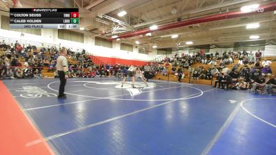 150 lbs 3rd Place - Colton Seuss, Timberlane vs Caleb Holden, Londonderry