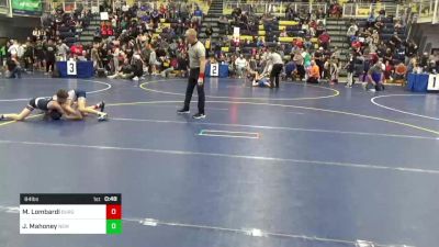 84 lbs Consy 2 - Mason Lombardi, Burgettstown vs Jackson Mahoney, New England Gold