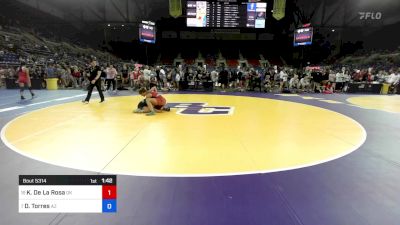 124 lbs Cons 16 #2 - Kristen De La Rosa, OK vs Danica Torres, AZ