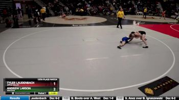 138 lbs 13th Place Match - Tyler Laudenbach, Apple Valley vs Andrew Larson, Wayzata