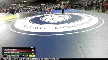 175 lbs Quarterfinal - Jacob Verrett, Cherry Creek Wrestling Club vs Colton Emerson, Enumclaw Yellow Jackets Wrestling Club