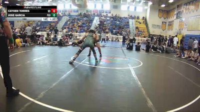 150 lbs Champ Round 1 (16 Team) - Cayden Torres, Westside Wrestling vs Jose Garcia, Panhandle Gator Dogs