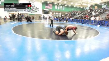 285 lbs Quarterfinal - Victor Vasquez, Santiago Corona vs Wyatt Kirch, Hemet