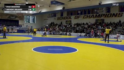141 lbs Consi Of 16 #2 - Ryan DeGeorge, Delbarton (NJ) vs Anthony Delgado, SLAM Academy (NV)