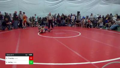 80 lbs Consi Of 4 - Cole Franks, Hanover vs Zack Ierley, York