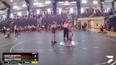 90 lbs Semis & 1st Wrestleback (8 Team) - Brantley Bowen, Troup vs Casey Crumpton, Ohio Hazards